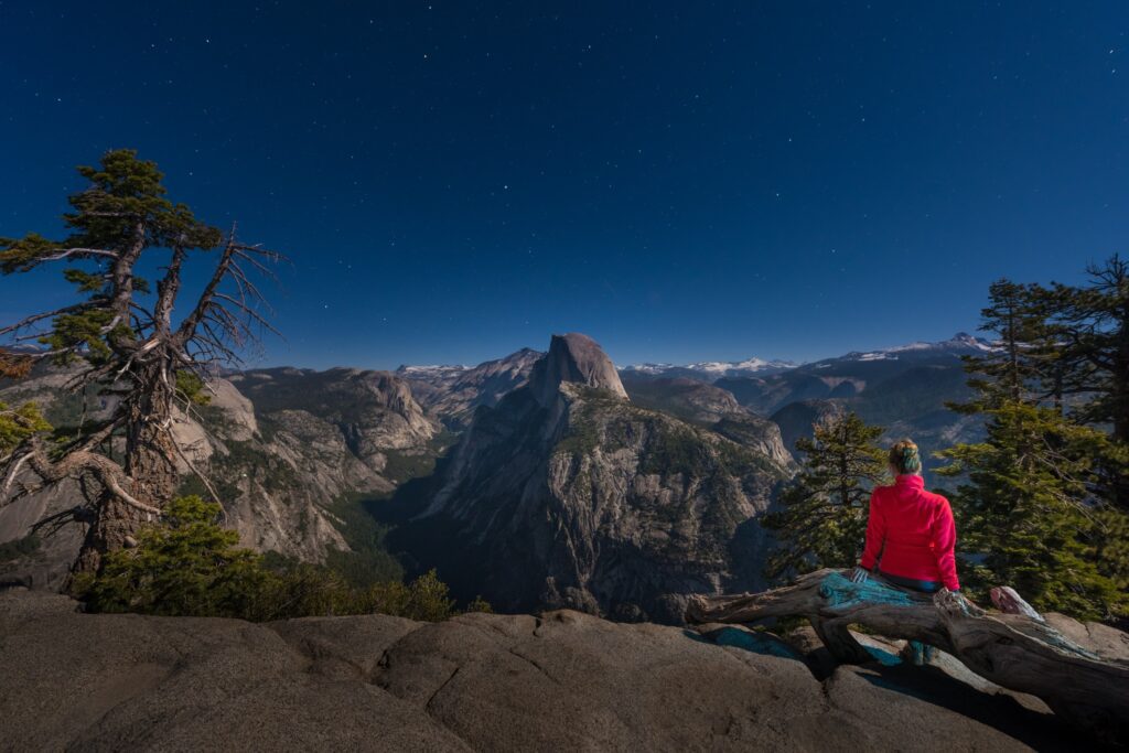 Yosemite Half Dome Starry Night